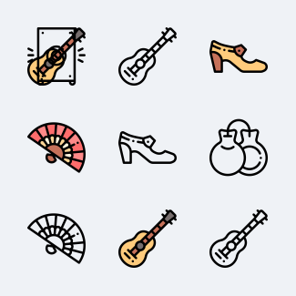 Spanish Fair icons pack