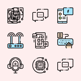 Media Technology icons pack