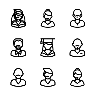 Avatars Pack icons pack