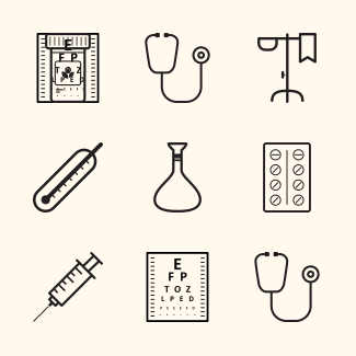 Hospital Stuff icons pack