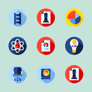 Leadership icons pack