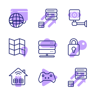 Internet of Things icons pack
