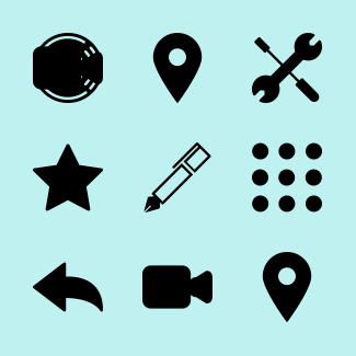 iOS7 Black 2 icons pack