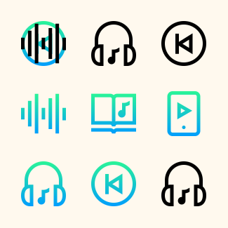Music icons pack