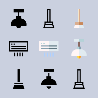 Homeware icons pack
