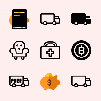 Online Shopping icons pack