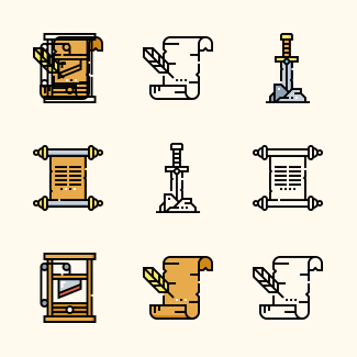 Medieval icons pack