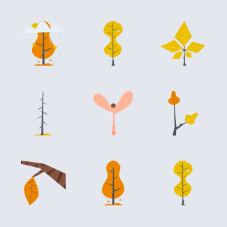 Autumn Nature icons pack