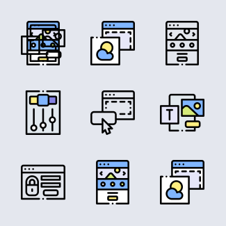 Web Design icons pack