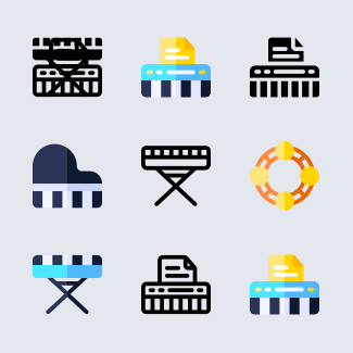 Music Instruments icons pack