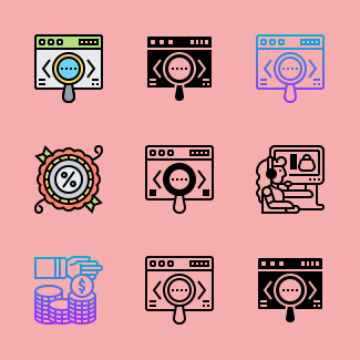 Ecommerce icons pack