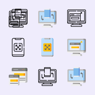 Responsive Design icons pack