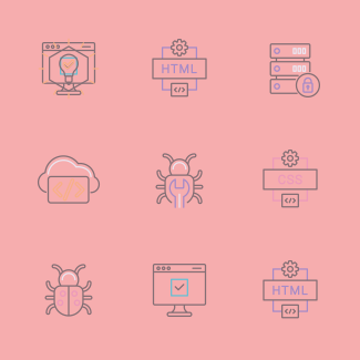Computer Programming Icons icons pack