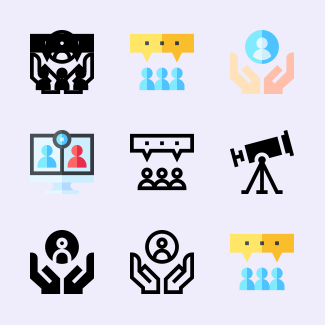 Business Training icons pack
