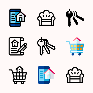 Real Estate icons pack