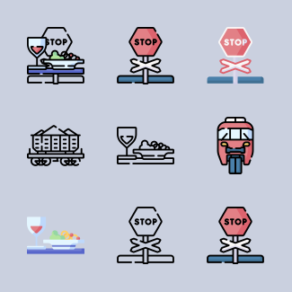 Railway icons pack