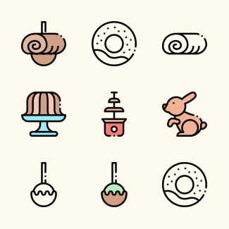 Chocolate icons pack