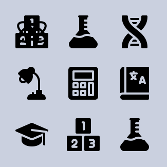 Education icons pack