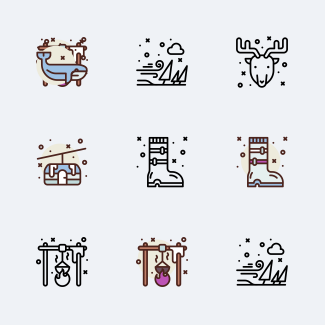 Anctartica icons pack