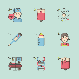 Nursing icons pack