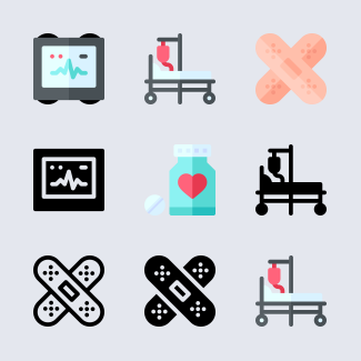 Blood Donation icons pack