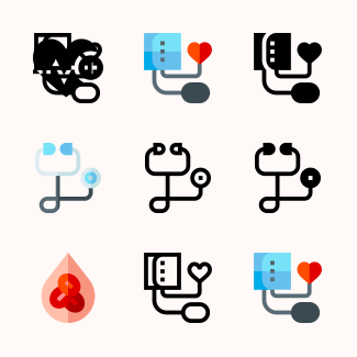 Blood Donation icons pack
