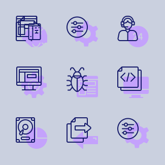Web Hosting icons pack