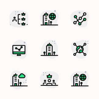 Work Office Company icons pack