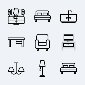 Home Living icons pack