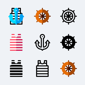Sailor icons pack