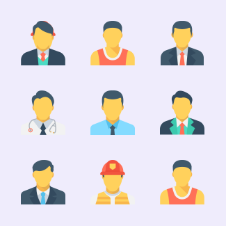 Professions icons pack