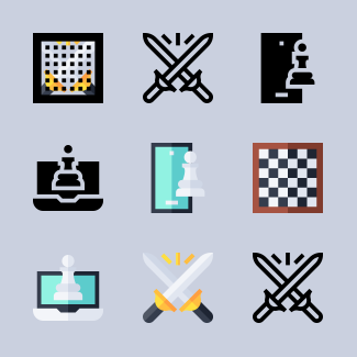 Chess icons pack