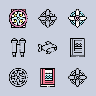 Ocean icons pack