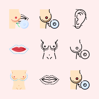 Plastic Surgery icons pack