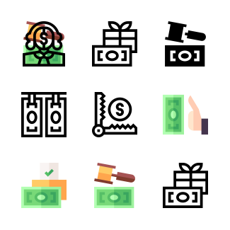 Corruption icons pack
