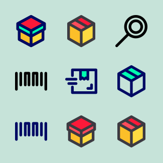 Shopping icons pack