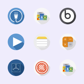 Apple logos icons pack