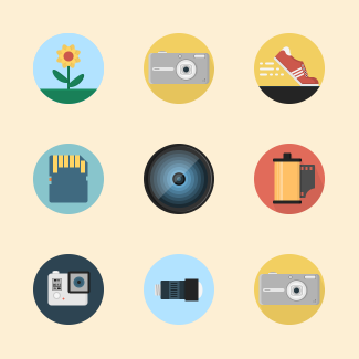 Photos icons pack