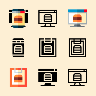 Food Delivery icons pack