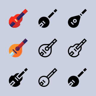 Music Instruments icons pack