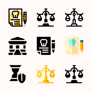 Insurance icons pack