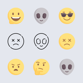 Emoji icons pack