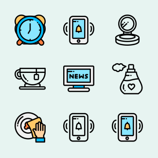 Morning Routine icons pack