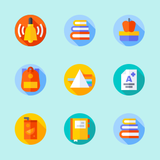 Back to School icons pack