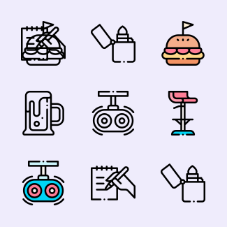Bar icons pack