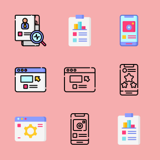 Online Marketing icons pack