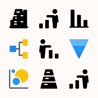 Charts icons pack