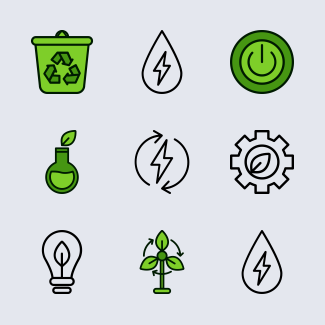 Green Energy icons pack