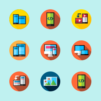 Responsive design icons pack