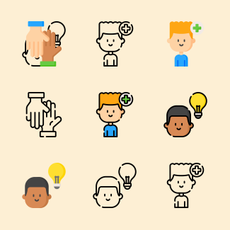 Friendship icons pack